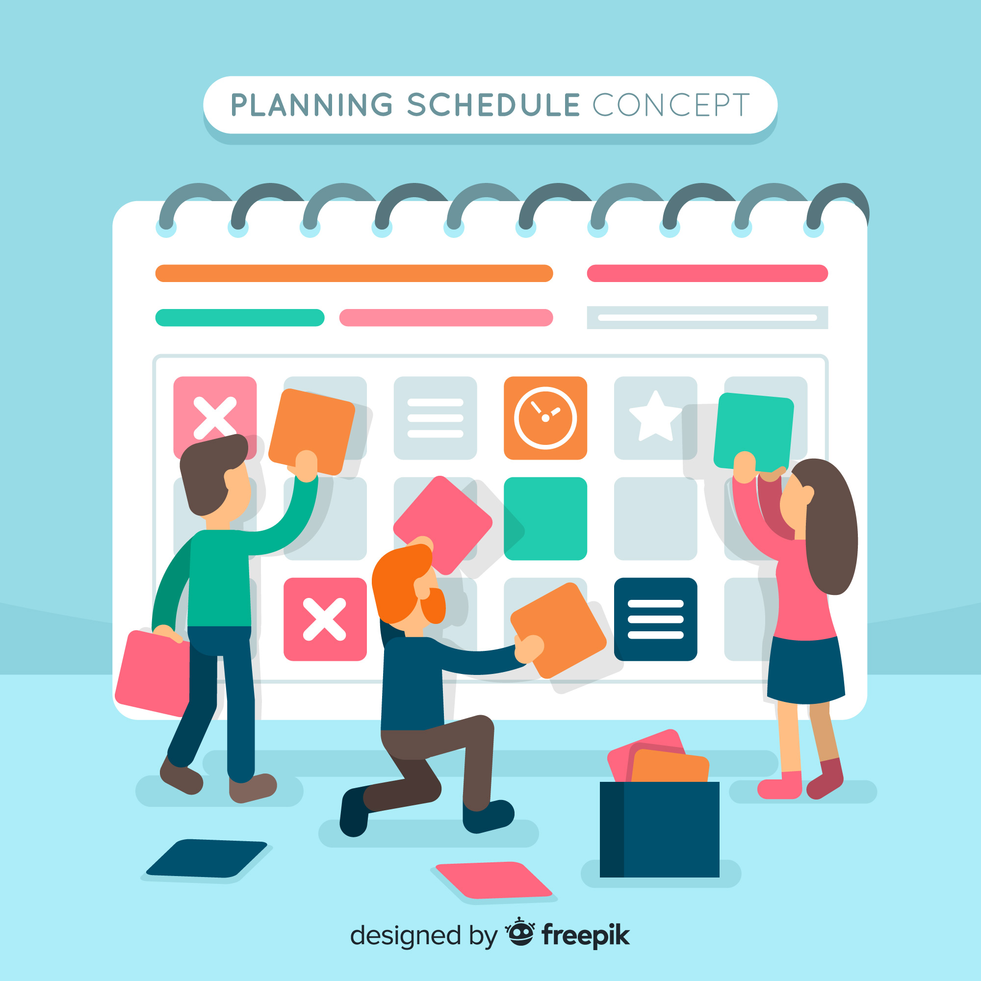 Planning Schedule Concept Illustration