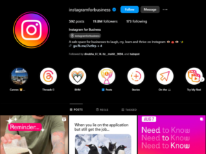  Instagram for Business Profile Overview