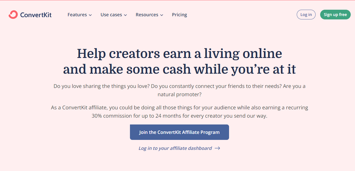 Convertkit Affiliate Program