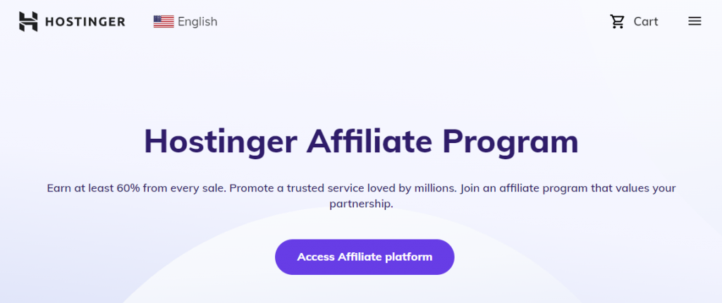 Hostinger Affiliate Program