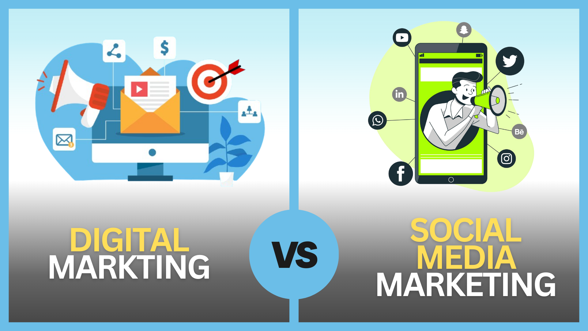 Digital Marketing Vs Social Media Marketing